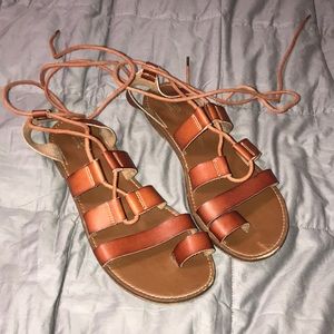 Brown Gladiator Sandals